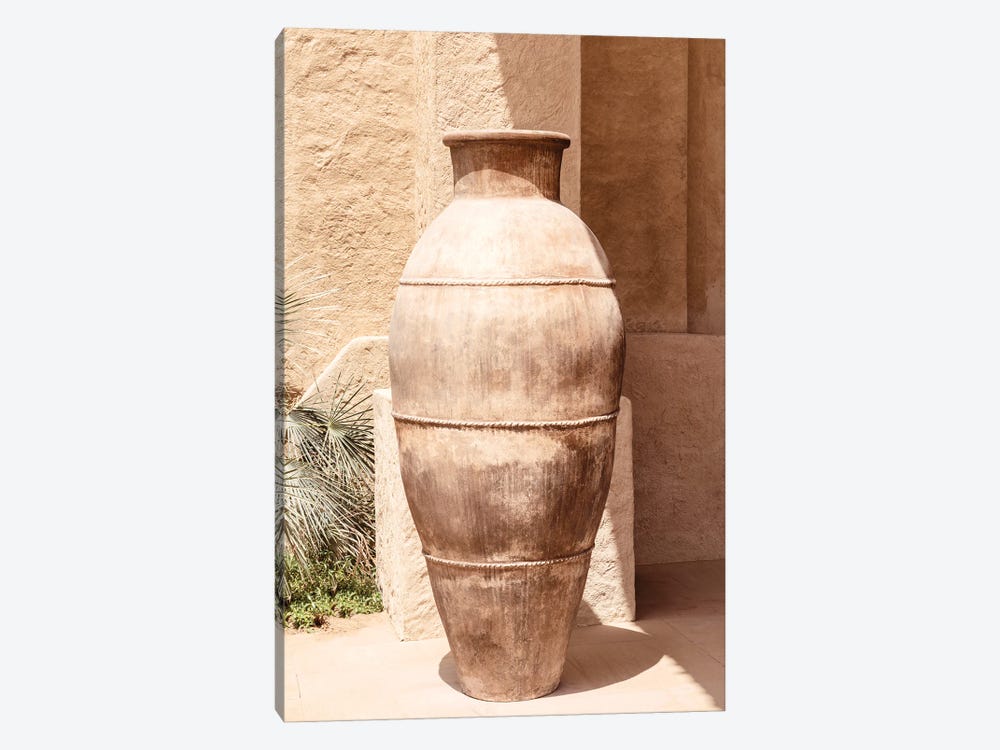 Desert Home - Antique Terracotta Jar by Philippe Hugonnard 1-piece Canvas Print