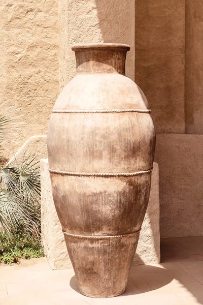 Middle Eastern Décor: Desert Home - Antique Terracotta Jar by Philippe Hugonnard