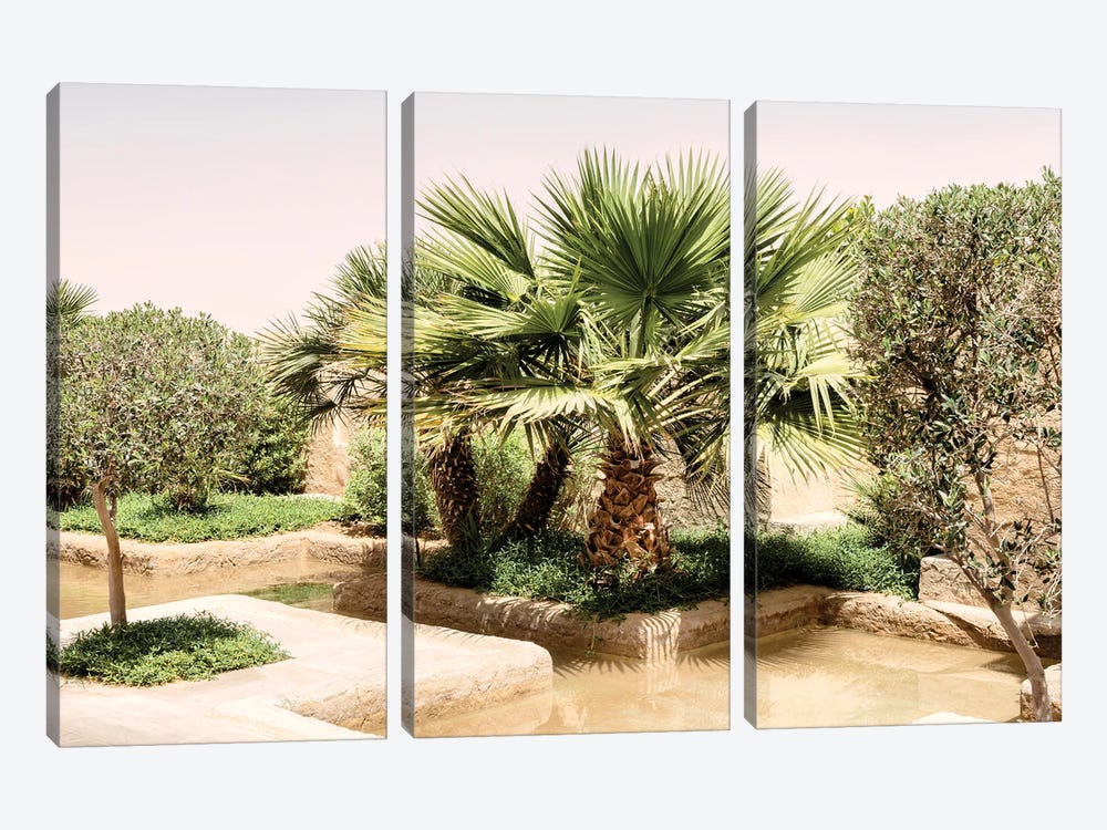Desert Home - Oasis Garden by Philippe Hugonnard 3-piece Canvas Art