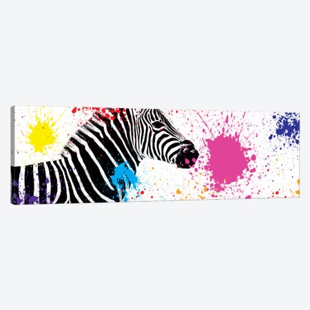 Zebra VII Canvas Print #PHD249} by Philippe Hugonnard Canvas Wall Art