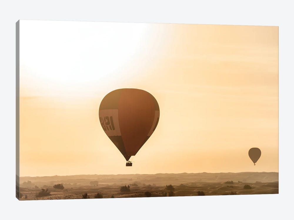 Dubai UAE - Hot Air Balloons Sunrise by Philippe Hugonnard 1-piece Canvas Artwork