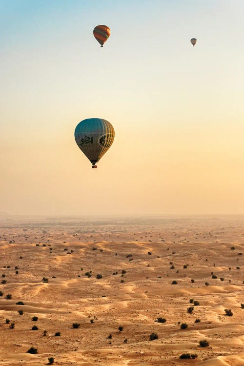 Dubai UAE - Wonderful Hot Air Balloons Sunrise