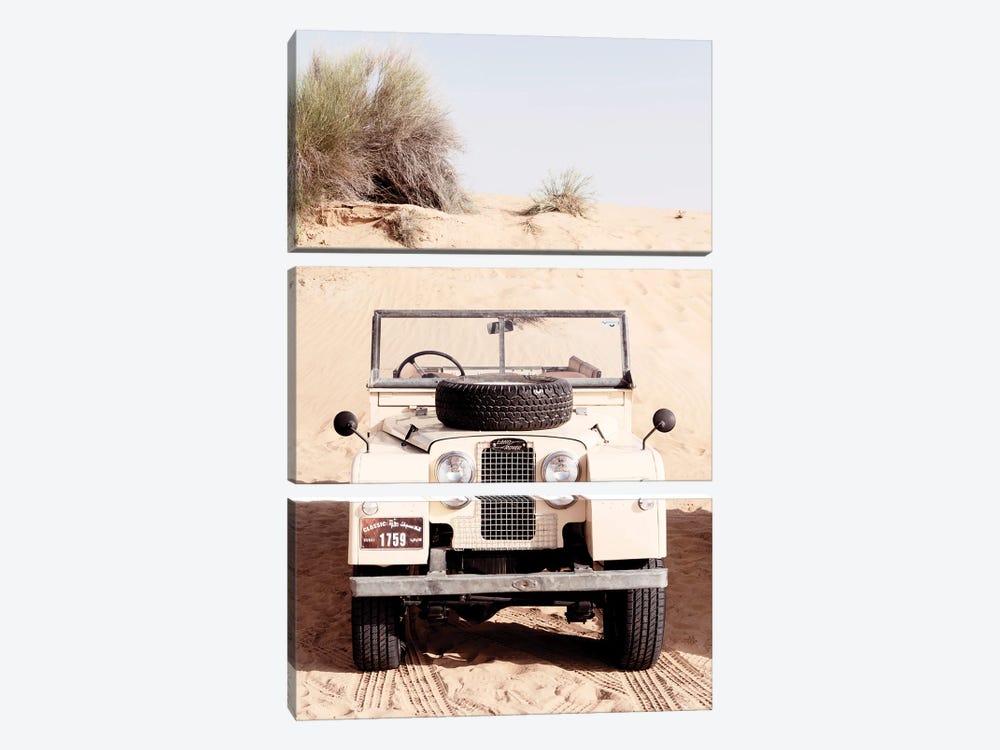 Dubai UAE - Land Rover Desert by Philippe Hugonnard 3-piece Canvas Art Print