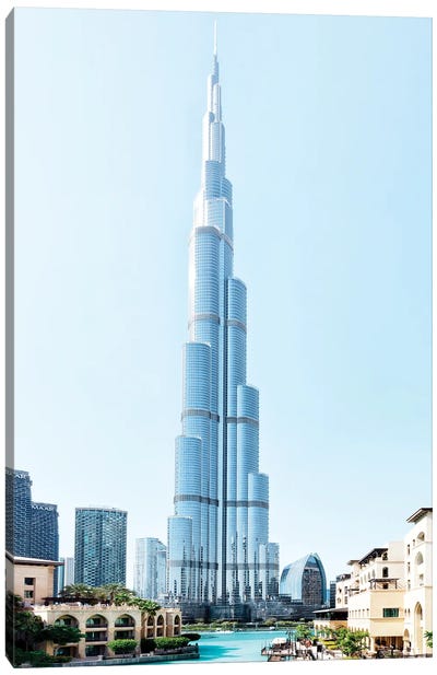 Dubai UAE - The Burj Khalifa II Canvas Art Print - Dubai Art