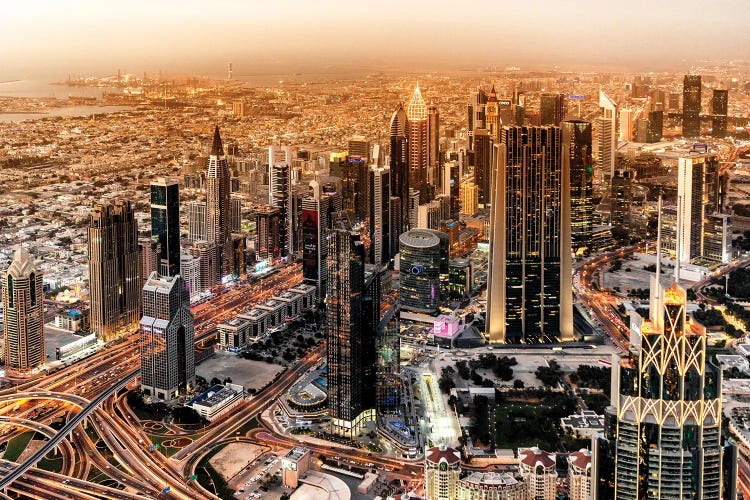 Dubai UAE - Cityscape by Philippe Hugonnard wall art