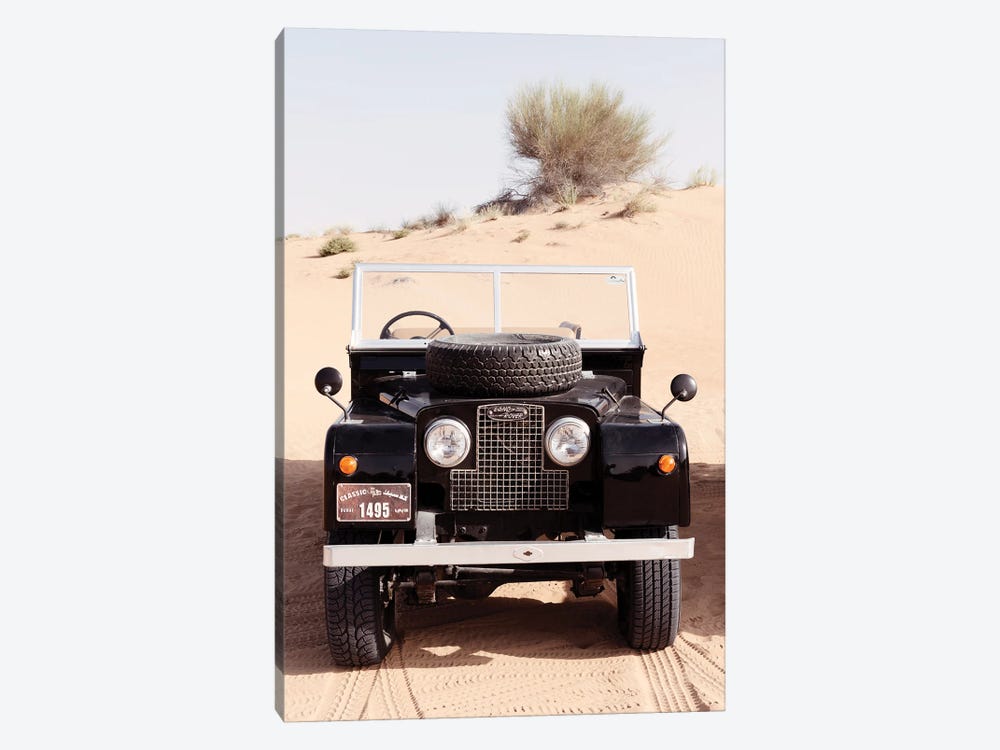 Dubai UAE - Classic Black Land Rover by Philippe Hugonnard 1-piece Canvas Artwork