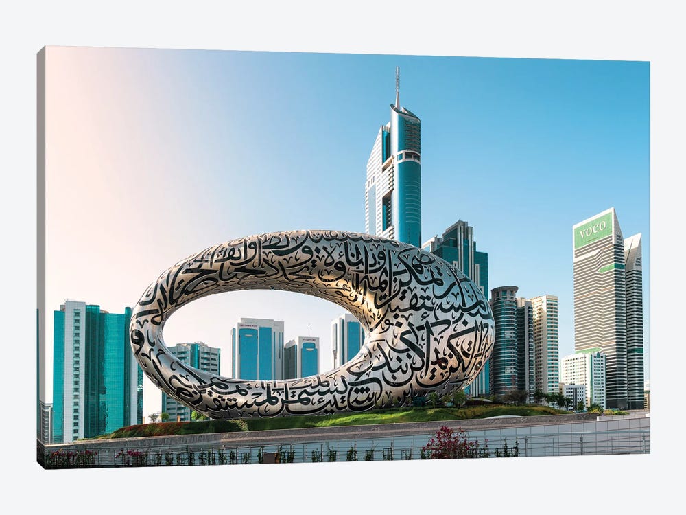 Dubai UAE - Museum Of The Future by Philippe Hugonnard 1-piece Canvas Art Print