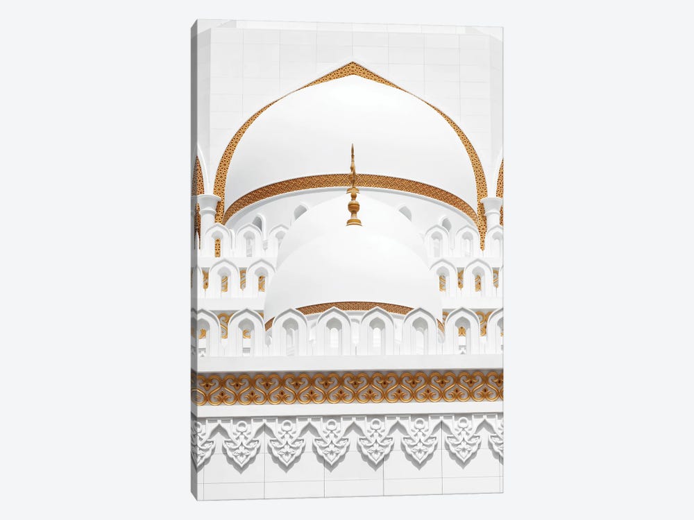 White Mosque - Overlay by Philippe Hugonnard 1-piece Canvas Art