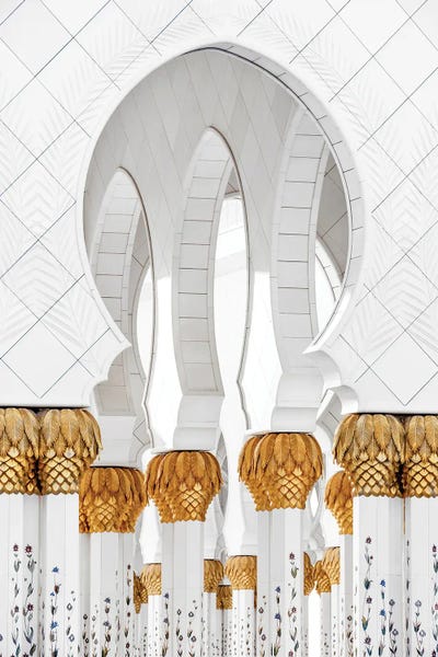 United Arab Emirates: White Mosque - Arch by Philippe Hugonnard