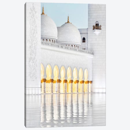 White Mosque - End Of The Day Canvas Print #PHD2537} by Philippe Hugonnard Canvas Wall Art