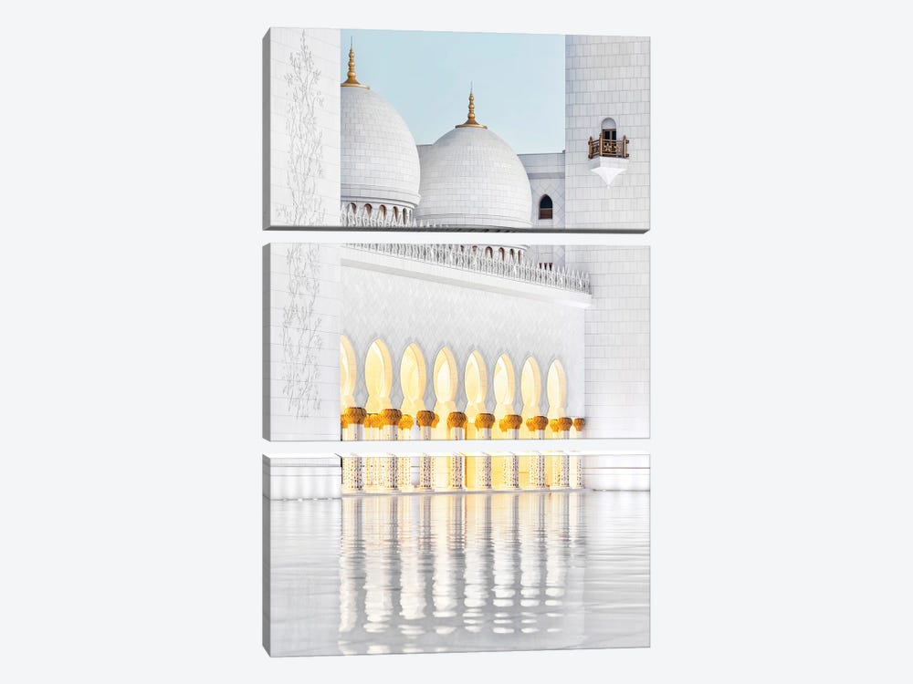 White Mosque - End Of The Day by Philippe Hugonnard 3-piece Canvas Artwork