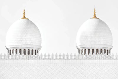 White Mosque - Symmetry by Philippe Hugonnard art print