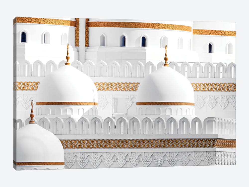 White Mosque - Edging by Philippe Hugonnard 1-piece Canvas Print