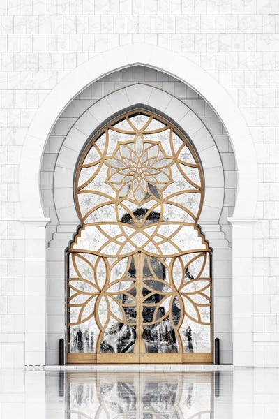 Middle Eastern Décor: White Mosque - Gate Of Time by Philippe Hugonnard