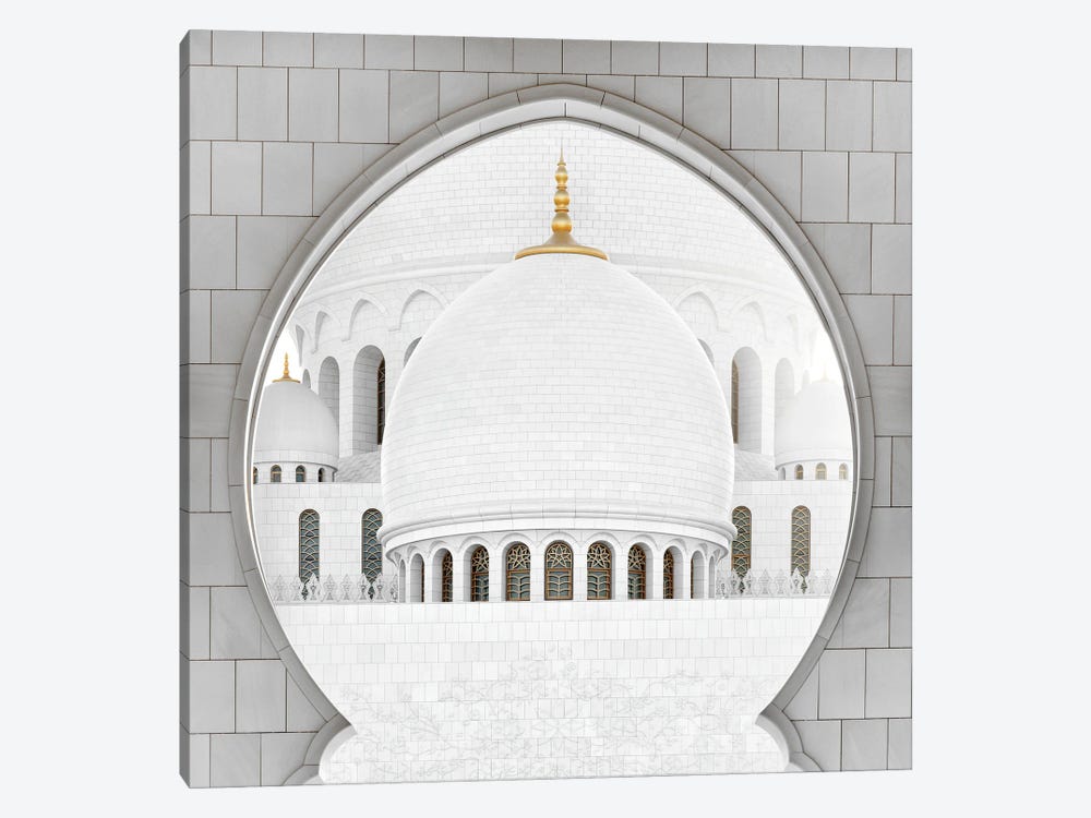 White Mosque - The Dome II by Philippe Hugonnard 1-piece Canvas Art