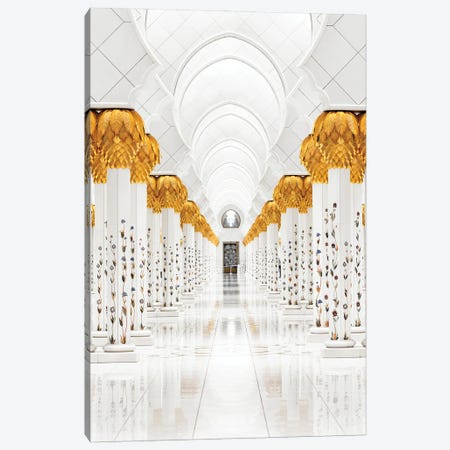 White Mosque - Famous Gallery Canvas Print #PHD2569} by Philippe Hugonnard Canvas Art
