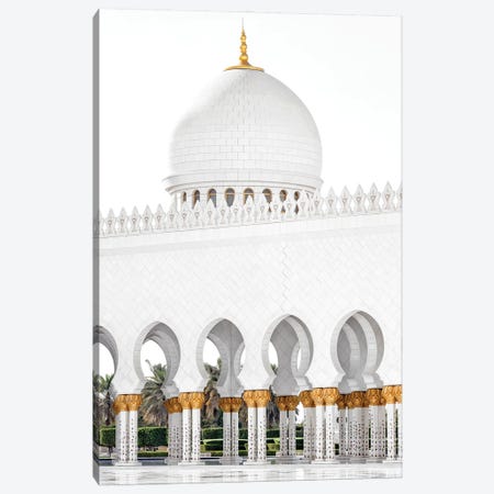 White Mosque - Architectural Masterpiece Canvas Print #PHD2571} by Philippe Hugonnard Canvas Print