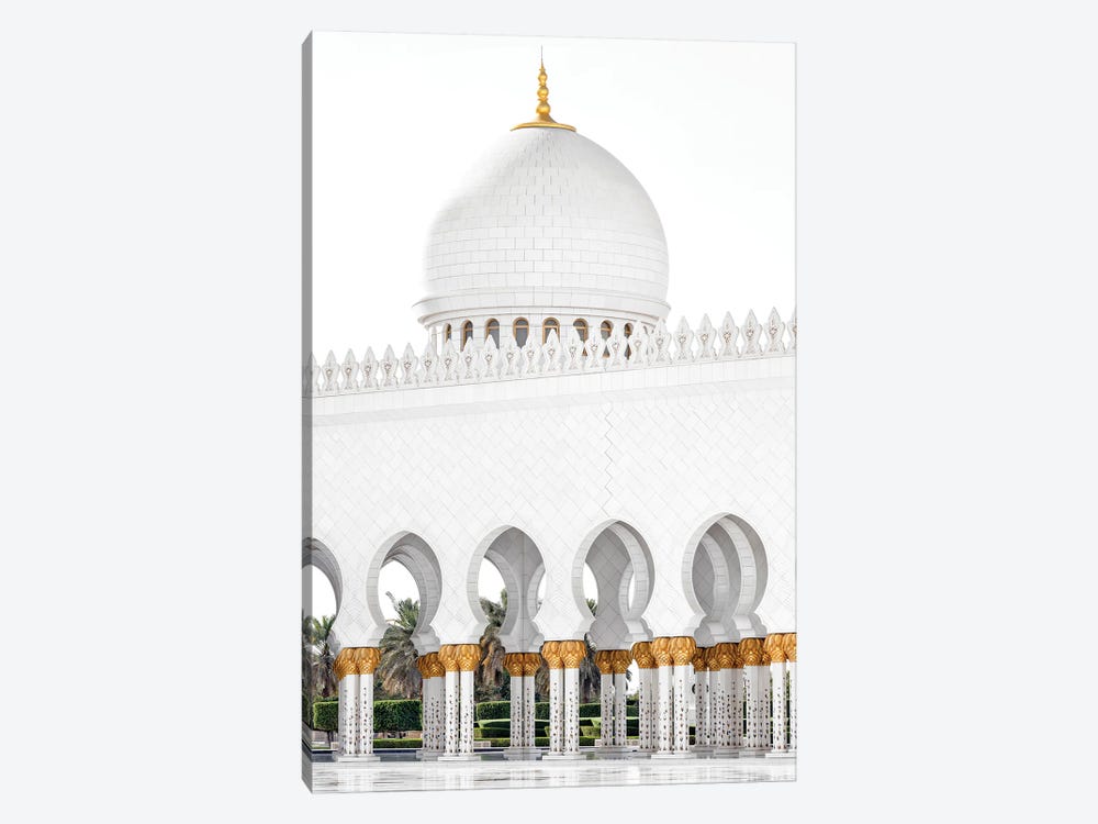 White Mosque - Architectural Masterpiece by Philippe Hugonnard 1-piece Canvas Artwork