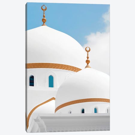 White Mosque - At The Top Canvas Print #PHD2573} by Philippe Hugonnard Canvas Art Print