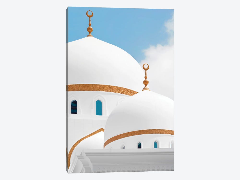 White Mosque - At The Top by Philippe Hugonnard 1-piece Canvas Wall Art