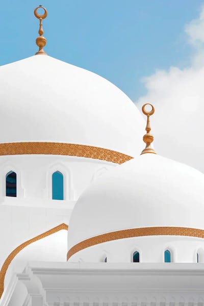 Middle Eastern Décor: White Mosque - At The Top by Philippe Hugonnard
