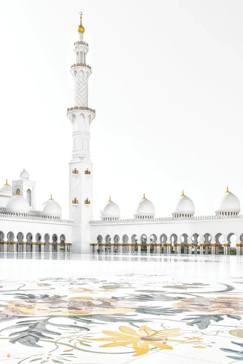 White Mosque - Courtyard Minaret by Philippe Hugonnard wall art