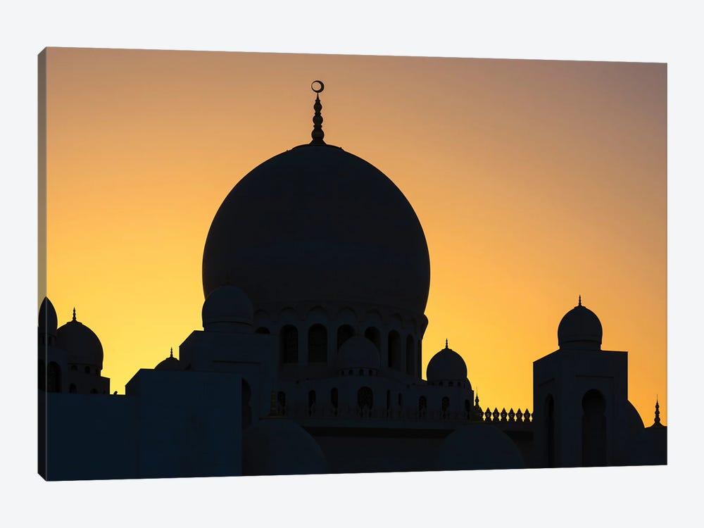 White Mosque - Sunset Shadow by Philippe Hugonnard 1-piece Canvas Art Print
