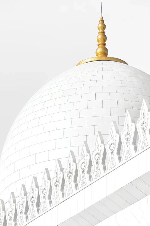 White Mosque - Dome Cornice by Philippe Hugonnard wall art