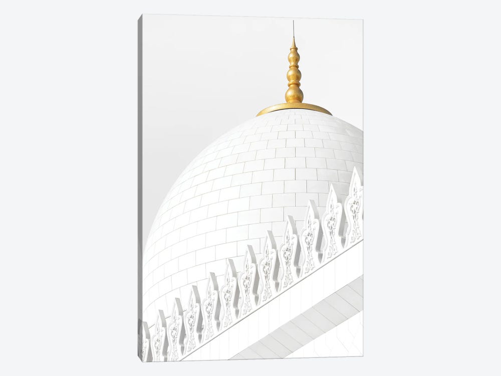 White Mosque - Dome Cornice by Philippe Hugonnard 1-piece Canvas Artwork