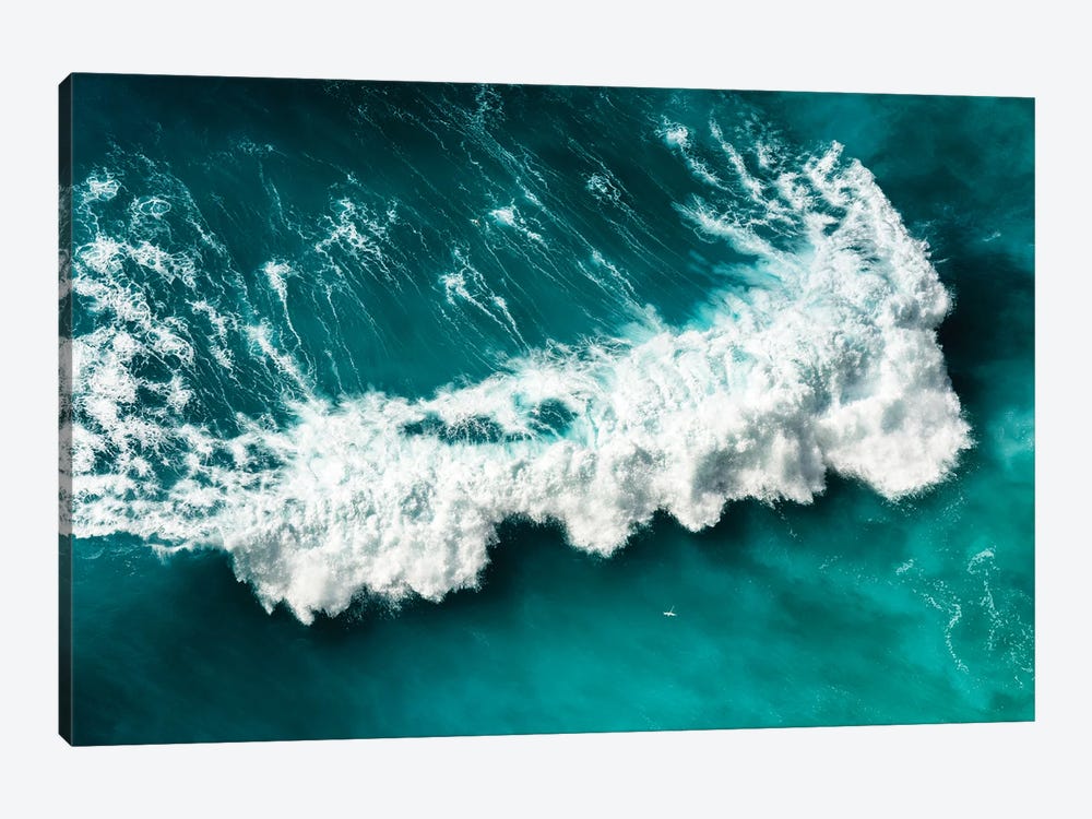 Aerial Summer - Seagreen Wave by Philippe Hugonnard 1-piece Canvas Wall Art