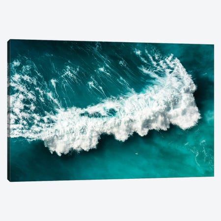 Aerial Summer - Seagreen Wave Canvas Print #PHD2584} by Philippe Hugonnard Canvas Art Print