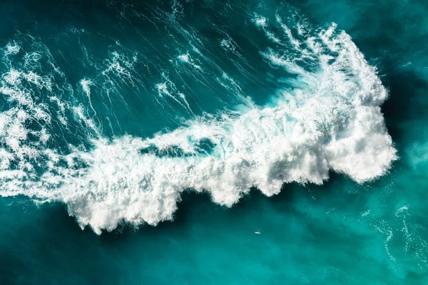 Aerial Beaches: Aerial Summer - Seagreen Wave by Philippe Hugonnard