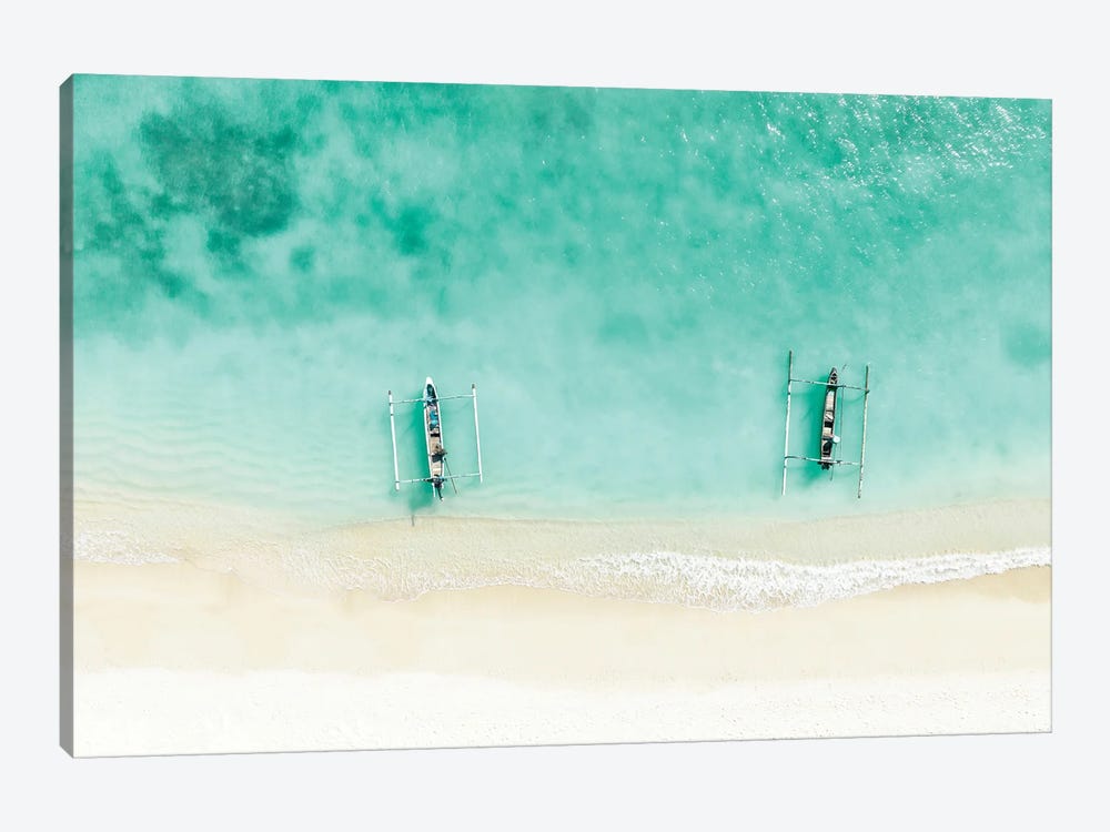 Aerial Summer - Crystal Clear Waters by Philippe Hugonnard 1-piece Canvas Print