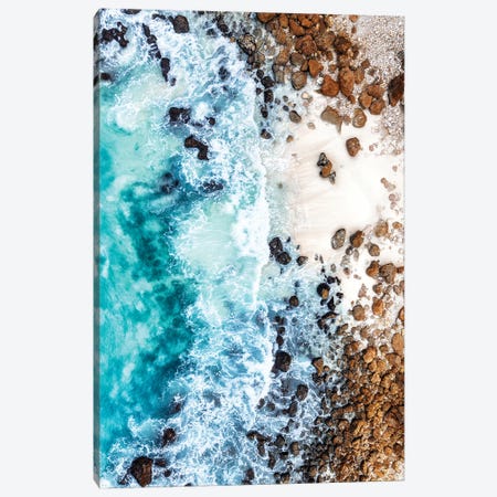 Aerial Summer - Between The Rocks Canvas Print #PHD2587} by Philippe Hugonnard Art Print