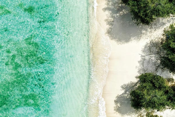 Aerial Beaches: Aerial Summer - Between Sea And Beach by Philippe Hugonnard