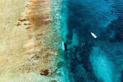 Aerial Summer - Coral Reefs by Philippe Hugonnard canvas print