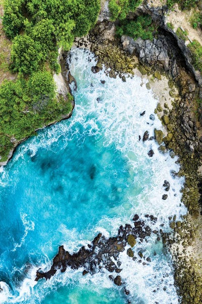 Aerial Summer - Blue Lagoon Ceningan by Philippe Hugonnard canvas print