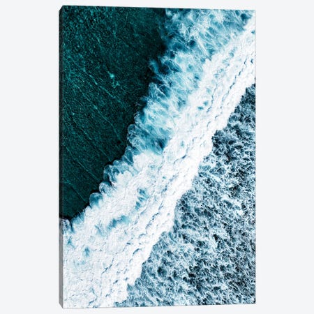 Aerial Summer - Seagreen Ocean Wave Canvas Print #PHD2596} by Philippe Hugonnard Canvas Artwork