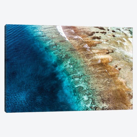Aerial Summer - Ocean Depth Canvas Print #PHD2604} by Philippe Hugonnard Canvas Artwork