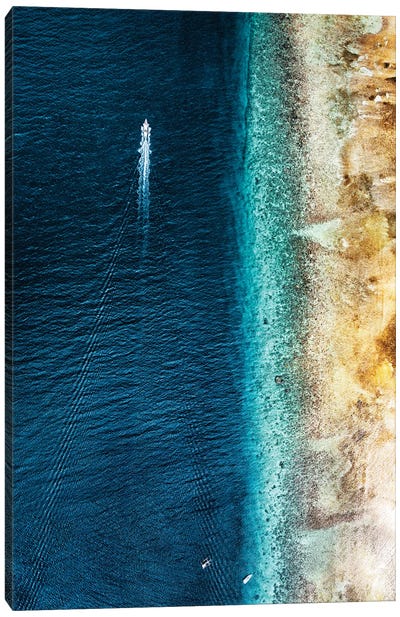 Aerial Summer - Ascend Canvas Art Print - Aerial Beaches 