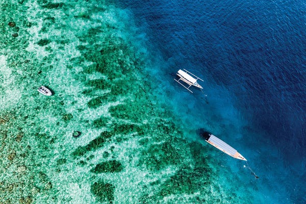Aerial Beaches: Aerial Summer - At The Border by Philippe Hugonnard