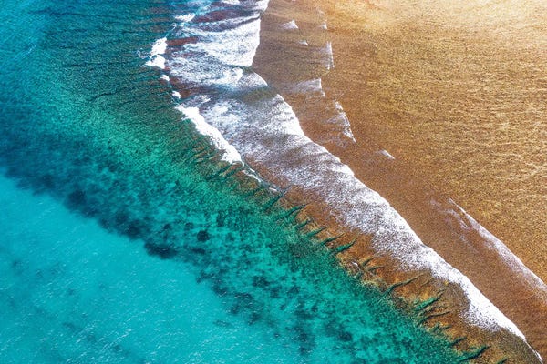 Aerial Beaches: Aerial Summer - Turquoise Vibes by Philippe Hugonnard