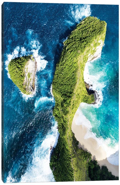 Aerial Summer - Nusa Penida Canvas Art Print - Aerial Summer