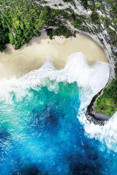 Aerial Summer - Forgotten Beach by Philippe Hugonnard canvas print