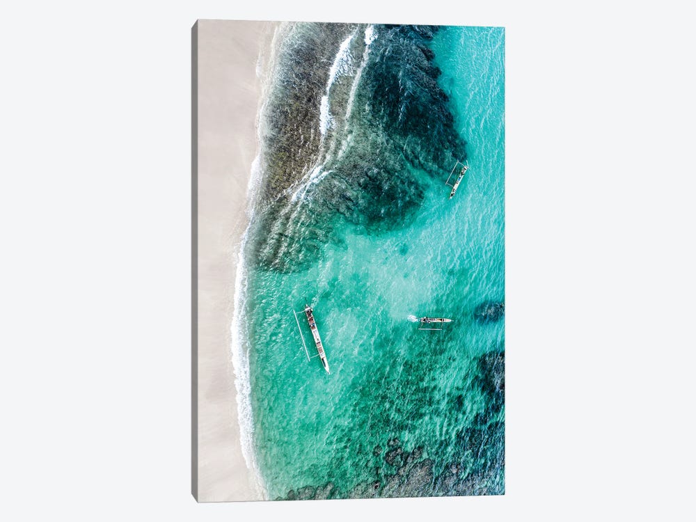Aerial Summer - Silver Beach by Philippe Hugonnard 1-piece Canvas Wall Art