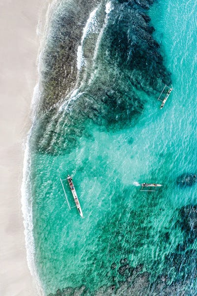 Aerial Beaches: Aerial Summer - Silver Beach by Philippe Hugonnard