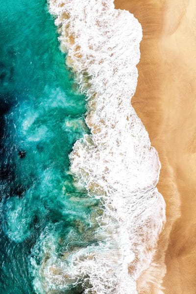 Aerial Summer - Turquoise Ocean Waves by Philippe Hugonnard canvas print