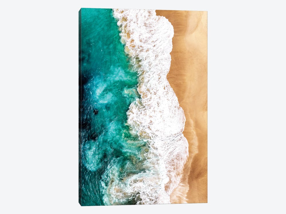 Aerial Summer - Turquoise Ocean Waves by Philippe Hugonnard 1-piece Canvas Print