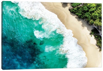 Aerial Summer - Heaven On Earth Canvas Art Print - Aerial Beaches 