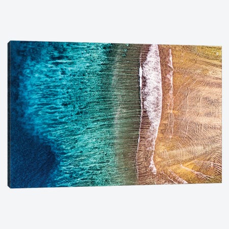 Aerial Summer - The Ocean Iris Canvas Print #PHD2647} by Philippe Hugonnard Canvas Wall Art